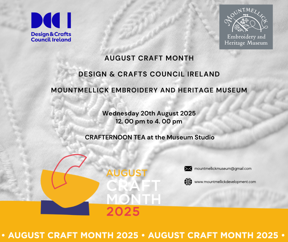 Crafternoon Tea at Museum Studio 2025 August Craft Month 2024
