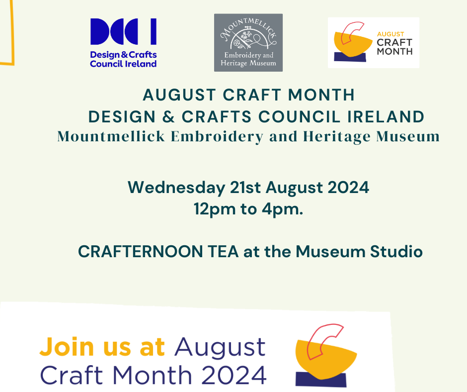 Crafternoon Tea at Museum Studio August Craft Month 2024