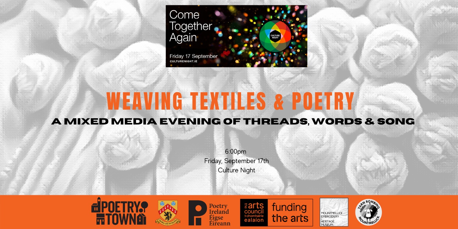  Weaving Textiles  Poetry  A Mixed Media Night of Words Threads and Song